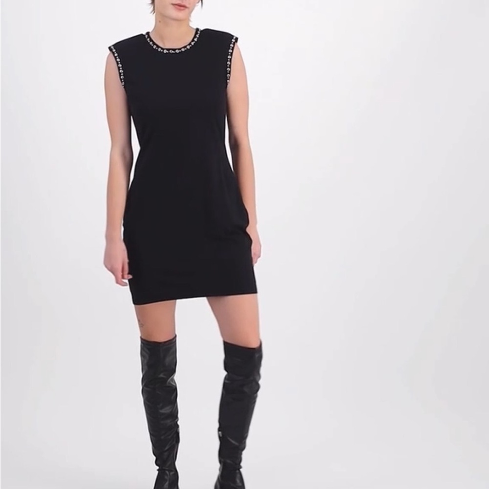 Bar III Black Sleeveless Dress - Picture 3 of 10
